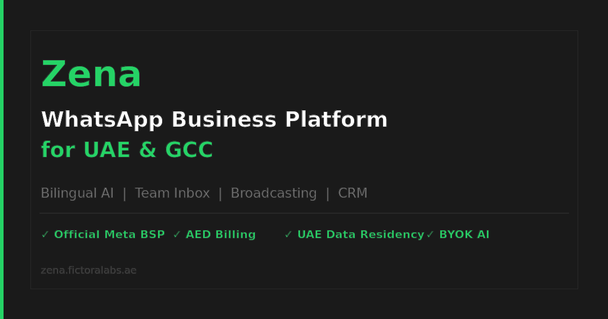 Illustration for WhatsApp pricing changes taking effect 1 October 2026 for UAE businesses